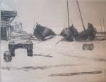 Verkocht.Drost.Gerard Drost 1895-1986.Scheepswerf Huizen NH.